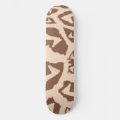 Giraffe Persoonlijk Skateboard (Voorkant)