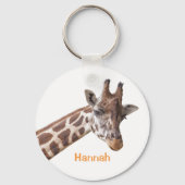 Giraffe - Persoonlijke Sleutelhanger (Voorkant)