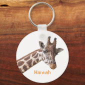 Giraffe - Persoonlijke Sleutelhanger (Voorkant)
