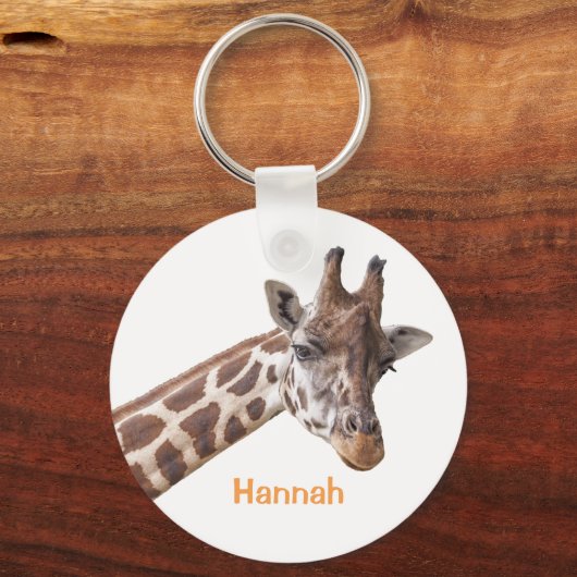 Giraffe - Persoonlijke Sleutelhanger (Voorkant)