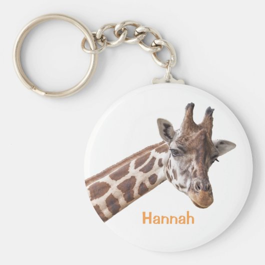 Giraffe - Persoonlijke Sleutelhanger (Voorkant)