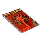 Giraffe Pet Art Print Notitieboek (Rechterzijde)