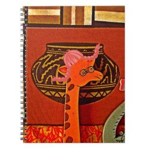 Giraffe Pet Art Print Notitieboek