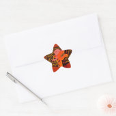 Giraffe Pet Art Print Ster Sticker (Envelop)