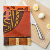 Giraffe Pet Art Print Theedoek (Quarter Fold)