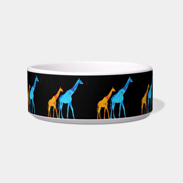 Giraffe Pet Bowl Voerbakje (Voorkant)