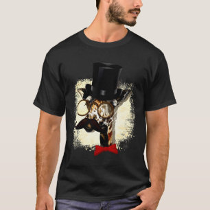 Giraffe Pet en Big Mustache T-shirt