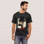 Giraffe Pet en Big Mustache T-shirt (Voorkant volledig)