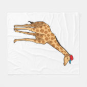 Giraffe Pet Fleece Deken (Voorkant (Horizontaal))