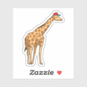 Giraffe Pet Sticker (Vel)