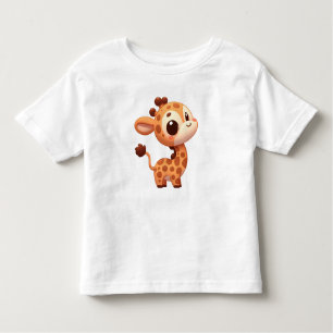 Giraffe Peuter Fijne Jersey T-shirt
