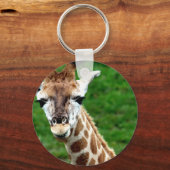 Giraffe Photo Sleutelhanger (Voorkant)