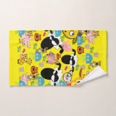 Giraffe Pigs Elephant Zoo Bathroom Towel sets Bad Handdoek (Handdoek)