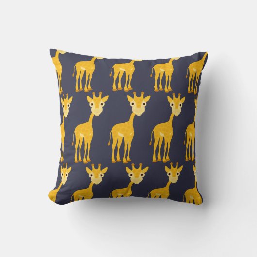 Giraffe Pillow - Illustratie afdrukken Kussen (Voorkant)