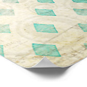 Giraffe pingelen en Poster voor kleine vogelkunst (Hoek)