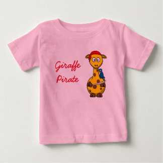 Giraffe Pirate Custom Baby Fine Jersey T-shirt