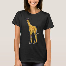 Giraffe Pirate pet T-shirt