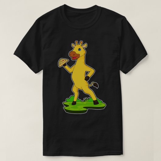 Giraffe Pizza T-shirt (Design voorkant)
