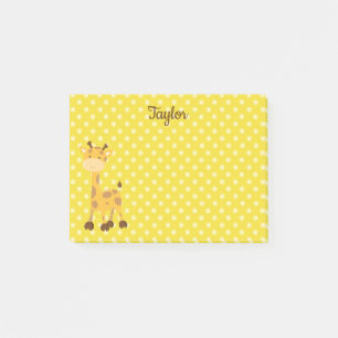 Giraffe Polka Dot Cuteness Post-it® Notes
