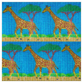 Giraffe - Polyester Weefselstof Stof (Swatch)