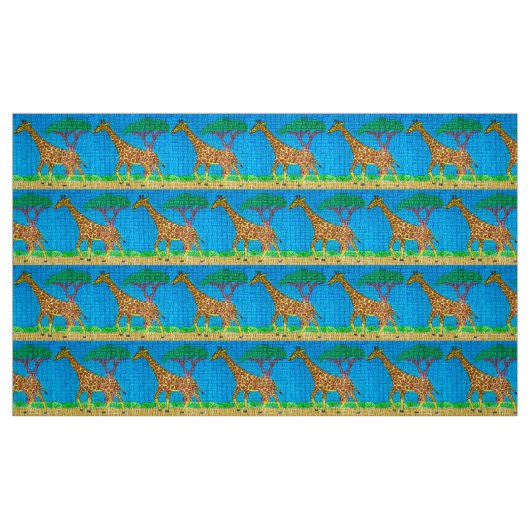 Giraffe - Polyester Weefselstof Stof (Fat Quarter)