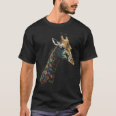 Giraffe Polygon Artwork  Animal Giraffe T-shirt (Voorkant)