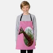 Giraffe Popout Art, Kinder Full Print Schort (Gedragen)