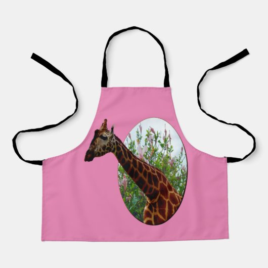 Giraffe Popout Art, Kinder Full Print Schort (Voorkant)
