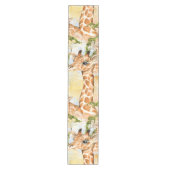 Giraffe Portrait Animal Afbeelding Medium Tafelloper (Voorkant)