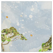 Giraffe Portrait Animal Afbeelding Stof (Swatch)