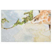 Giraffe Portrait Animal Afbeelding Stof (Fat Quarter)