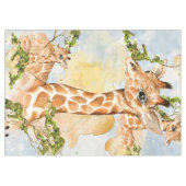 Giraffe Portrait Animal Afbeelding Tafelkleed (Voorkant (Horizontaal))
