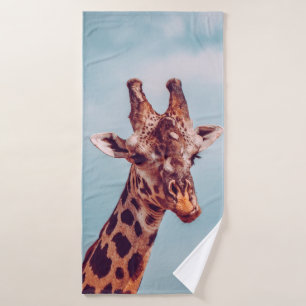 GIRAFFE PORTRAIT BADHANDDOEK