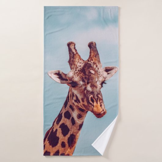 GIRAFFE PORTRAIT BADHANDDOEK (Badhanddoek)