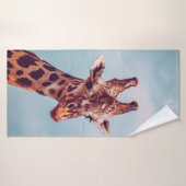 GIRAFFE PORTRAIT BADHANDDOEK (Badhanddoek)