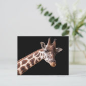 Giraffe Portrait Briefkaart (Staand voorkant)