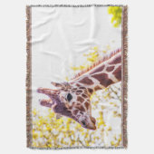 Giraffe Portrait Deken (Voorkant Verticaal)