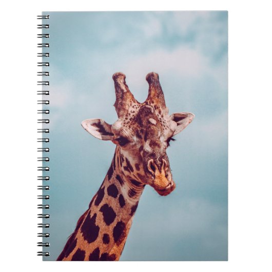 GIRAFFE PORTRAIT NOTITIEBOEK (Voorkant)