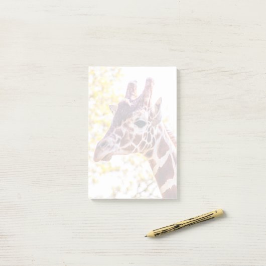 Giraffe Portrait Post-it® Notes (Op bureau)