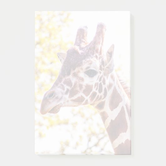 Giraffe Portrait Post-it® Notes (Voorkant)