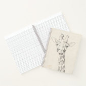 Giraffe Portrait | Schets Notitieboek (Binnen)