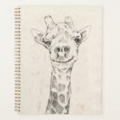 Giraffe Portrait Sketch Planner (Voorkant)