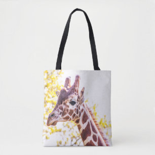 Giraffe Portrait Tote Bag