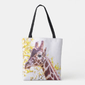 Giraffe Portrait Tote Bag (Achterkant)