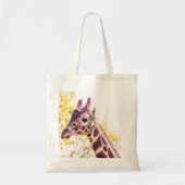 Giraffe Portrait Tote Bag (Voorkant)