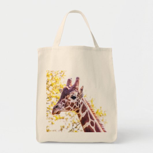 Giraffe Portrait Tote Bag (Voorkant)
