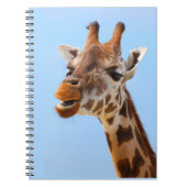 Giraffe Portret notitieboek (Voorkant)