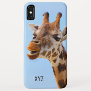 Giraffe Portret op maat gemaakte monogram telefoon Case-Mate iPhone Case