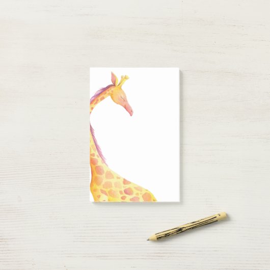 Giraffe Post-it® Notes (Op bureau)