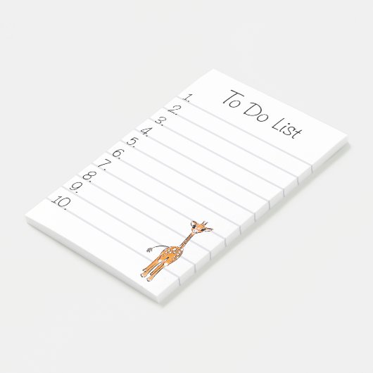 Giraffe Post-it® Notes (Schuin)